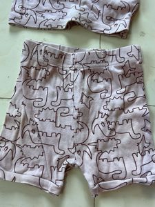 Cute Dinosaur Print Pajama Set