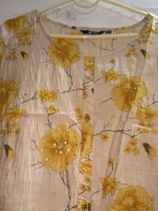 Floral Print Kurta