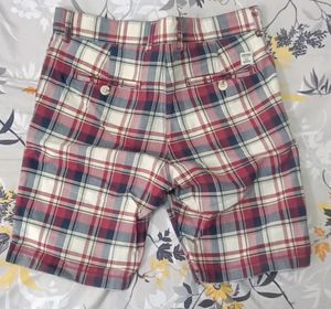 Jack And Jones Alpine Red Checkered Shorts