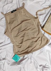 ✨Women's Sleeveless beige Tank top✨