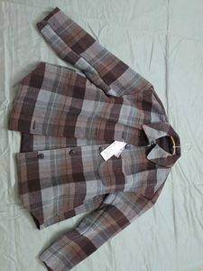 Winter Plaid Oversized Jacket