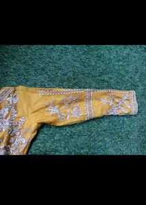 Mustard Embroidered Suit