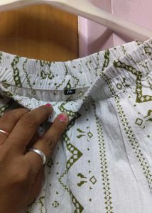 Floral Print Two Piece Kurta Set