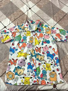 Pokemon Button-Down Shirt