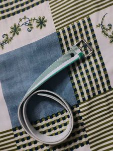 Striped Fabric Belt
