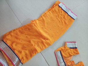 Elegant Yellow Saree