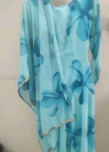 Floral Print Kurta Set