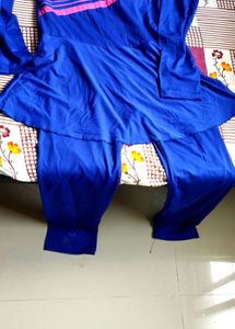Pink &amp; Blue Long Sleeve Swimsuit