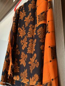 Daily Wear Orange Saree