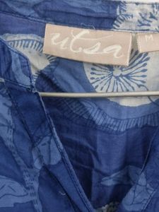 Blue Casual Kurta