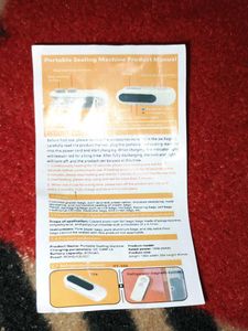 Portable Packet Sealer Machine