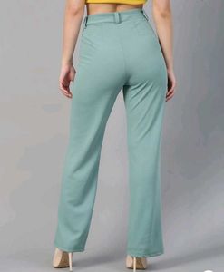 💚Mint Green High-Waisted Trousers