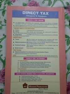 Direct Tax Book &amp;  business economics