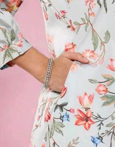 Floral Print Button-Down Top