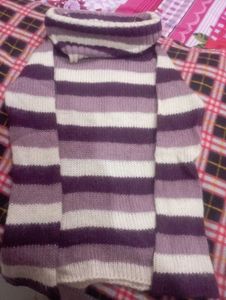 Striped Turtleneck Sweater