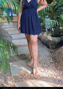 Blue dress