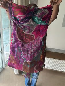 Floral  Print Off ShoulderDress