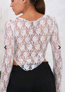 Lace Crop Top - Elegant &amp; Stylish totally new