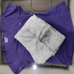 Acid Wash Cargo Joggers