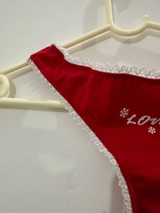 Brand New Red Love Thong (Without Tag)