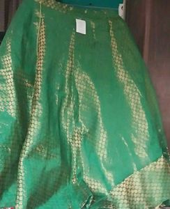 Green Ethnic Skirt