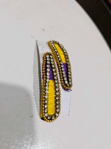 Embroidered Hair Clips (Set of 2)