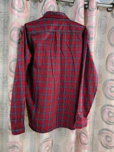 Last Price!!Red and Blue Plaid Long Sleeve Shirt