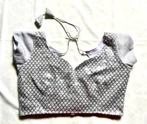 Silver Sequin Blouse
