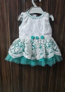 Babyhug Cute Sleeveless Party Wear Frock