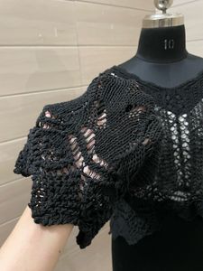 Zara crochet oversized sweater