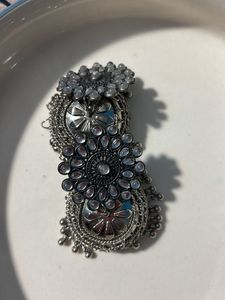 Oxidized Silver Earrings