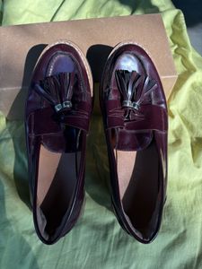 Burgundy Tassel Loafers