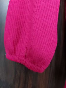 LUCKY CHARM hot pink top (S)