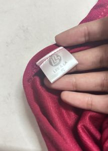 Maroon Long Sleeve Crop Top