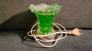 Green Glass Aroma Lamp