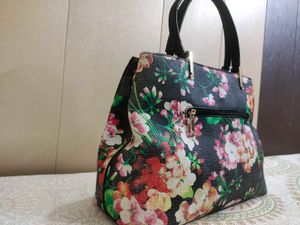 Floral Print Shoulder Bag