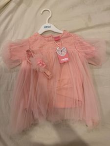 Cute Pink Dress & Headband