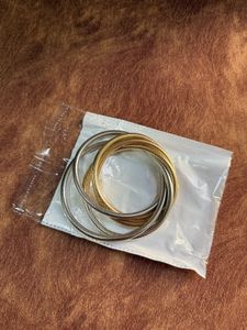 Gold &amp; Silver Flexible Snake Chain Bracelet