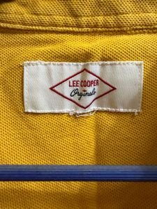 Lee Cooper Yellow Polo T-Shirt