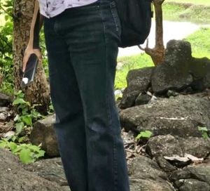 Flared Black Jeans
