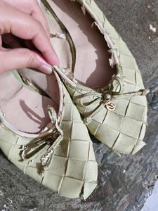 Luna Blu Worn Ballet Flats