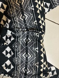 Patterned Casual Pants