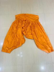 Orange Embroidered Kurta Set