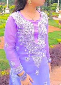 Elegant Lavender Kurta