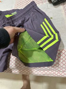Adidas Striped Athletic Shorts