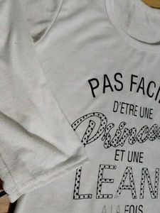 Cute White Graphic Tee
