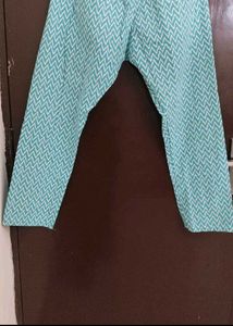 New Pure Cotton Suit With Cutdana Work On Neck