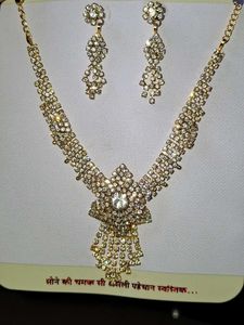 Swastik Imitation Jewellery Set