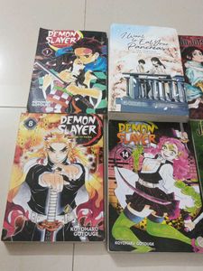 Manga Lot: Demon Slayer &amp; Jujutsu Kaisen