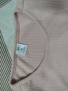 Ribbed Drawstring Crop Top From SSS